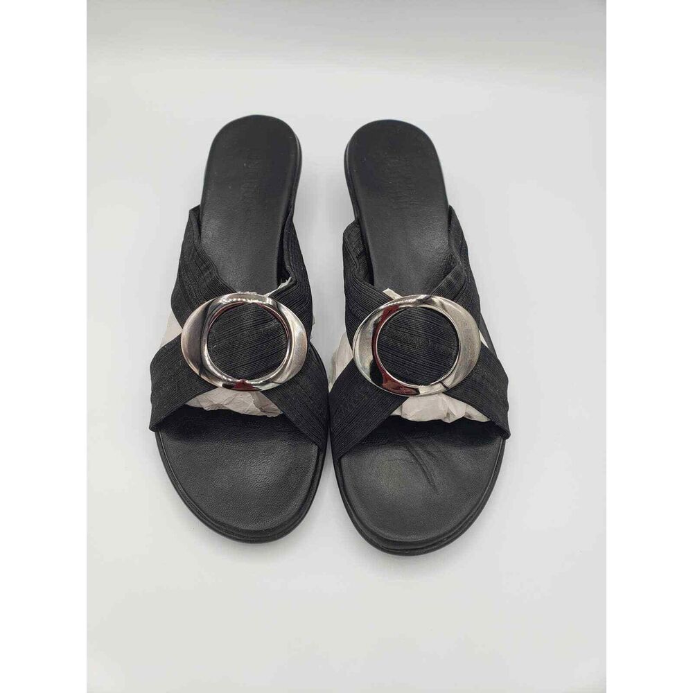Woman Low Heel Slip Ons Black Size 7.5 by Munro Witchy, Dark Fairy, Whimisigoth